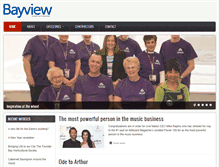 Tablet Screenshot of bayviewmagazine.com